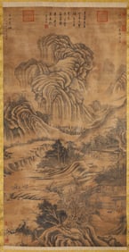 JING HAO (ACT. 10TH CENTURY), ATTRIBUTED TO, LANDSCAPE