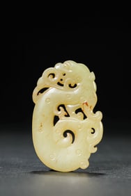 A JADE CHILONG PENDANT