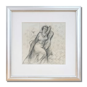 HENRI MATISSE (1869-1954), ATTRIBUTED TO, PENCIL ON PAPER