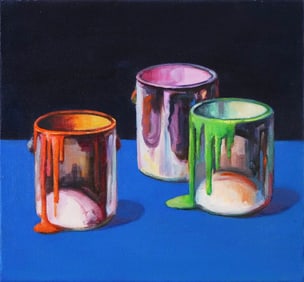 WAYNE THIEBAUD (1920-2021), ATTRIBUTED TO, OIL ON CANVAS