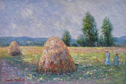 CLAUDE MONET (1840-1926), ATTRIBUTED TO, OIL ON CANVAS