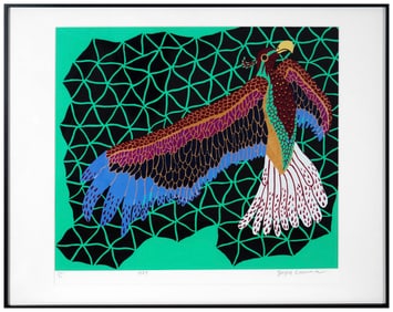 YAYOI KUSAMA (B.1929), SILKSCREEN PRINT