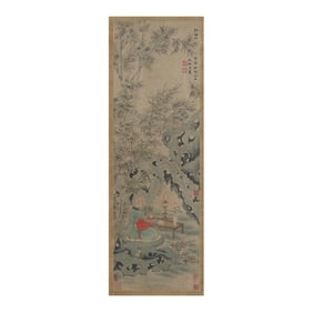 JIN NONG (1687-1763), ATTRIBUTED TO, INK ON SILK