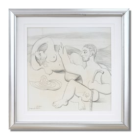 PABLO PICASSO (1881-1973), ATTRIBUTED TO, PENCIL ON PAPER