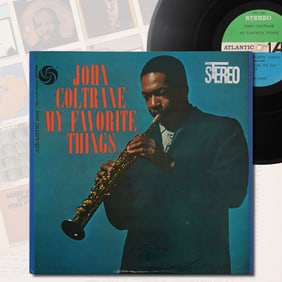 JOHN COLTRANE SIGNED LP "MY FAVORITE THINGS," ATLANTIC SD-1361