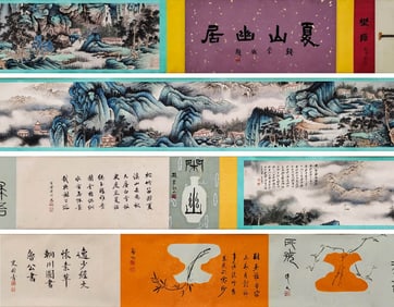 ZHANG DAQIAN (1899-1983), ATTRIBUTED TO, LANDSCAPE