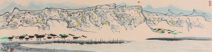 WU GUANZHONG (1919-2010), ATTRIBUTED TO, SCENERY