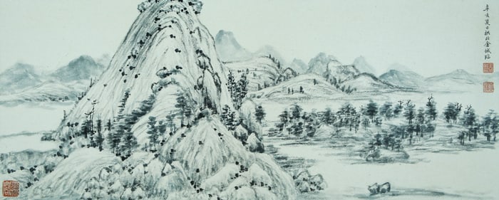 JIN CHENG (1878-1926), ATTRIBUTED TO, LANDSCAPE AFTER ANCIENT MASTER