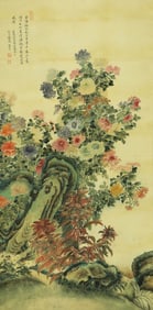 YUN SHOUPING (1633-1690), ATTRIBUTED TO, FLOWERS