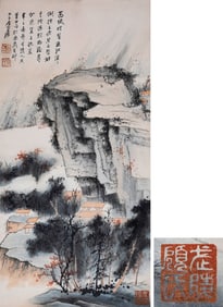 ZHANG DAQIAN (1899-1983), ATTRIBUTED TO, LANDSCAPE