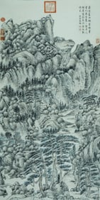 DONG BANGDA (1699-1769), ATTRIBUTED TO, LANDSCAPE