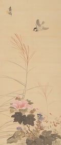 ZHANG SHUQI (1900-1957), ATTRIBUTED TO, FLOWERS AND BIRDS