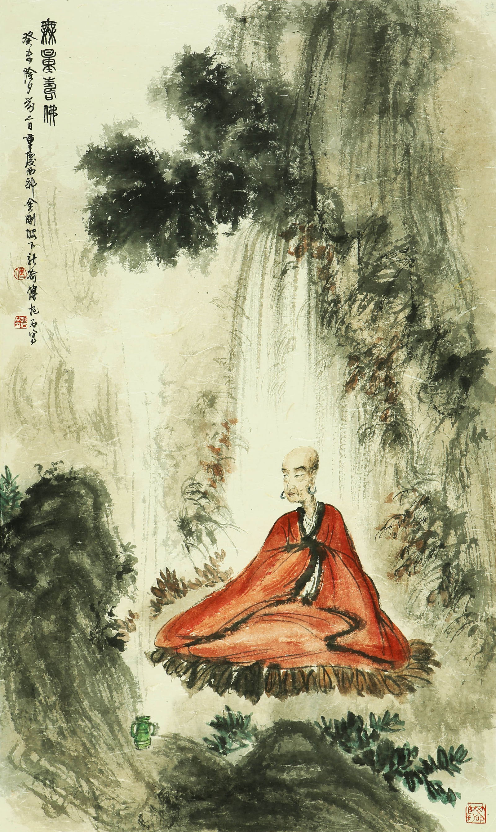 FU BAOSHI (1904-1965), ATTRIBUTED TO, AMITAYUS BUDDHA (1 of 7)