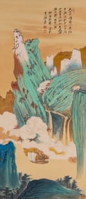 ZHANG DAQIAN (1899-1983), ATTRIBUTED TO, LANDSCAPE