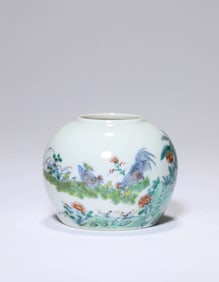 A DOUCAI WATER POT
