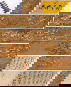 ZHAO MENGFU (1254-1322), ATTRIBUTED TO, 'ORCHID PAVILION GATHERING'