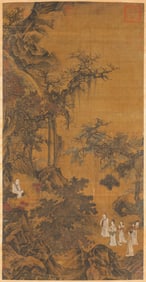 DAI JIN (1388-1462), ATTRIBUTED TO, VISITING THE DAOIST
