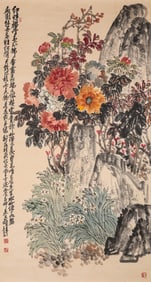 WU CHANGSHUO (1844-1927), ATTRIBUTED TO, NARCISSUS AND PROSPERITY