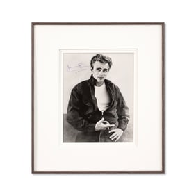 JAMES DEAN SIGNED PHOTOGRAPH