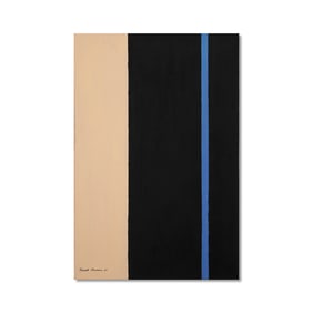 BARNETT NEWMAN (1905-1970), ATTRIBUTED TO, OIL ON CANVAS