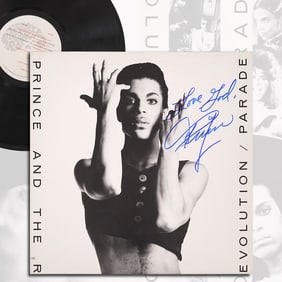 PRINCE SIGNED VINYL - "PARADE"