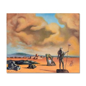 SALVADOR DALI (1904-1989), ATTRIBUTED TO, OIL ON CANVAS