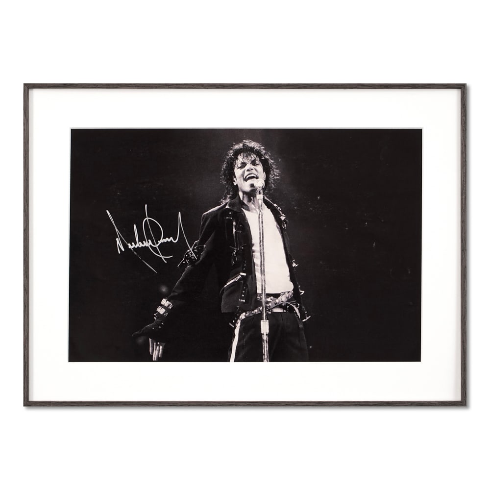 マイケルジャクソン ジョンレノン　極美品　直筆サイン　カード　美品　ゾロ目 Michael Jackson Signed Orange Invincible Cd
