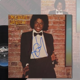 MICHAEL JACKSON SIGNED LP "OFF THE WALL," 1979