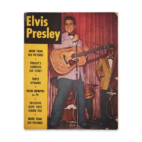 ELVIS PRESLEY SIGNED ELVIS PRESLEY PICTORIAL MAGAZINE
