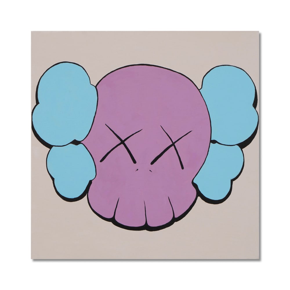 KAWS (B.1974), ATTRIBUTED TO, ACRYLIC ON CANVAS (1 of 2)