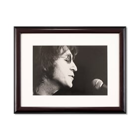 JOHN LENNON SIGNED PHOTOGRAPH