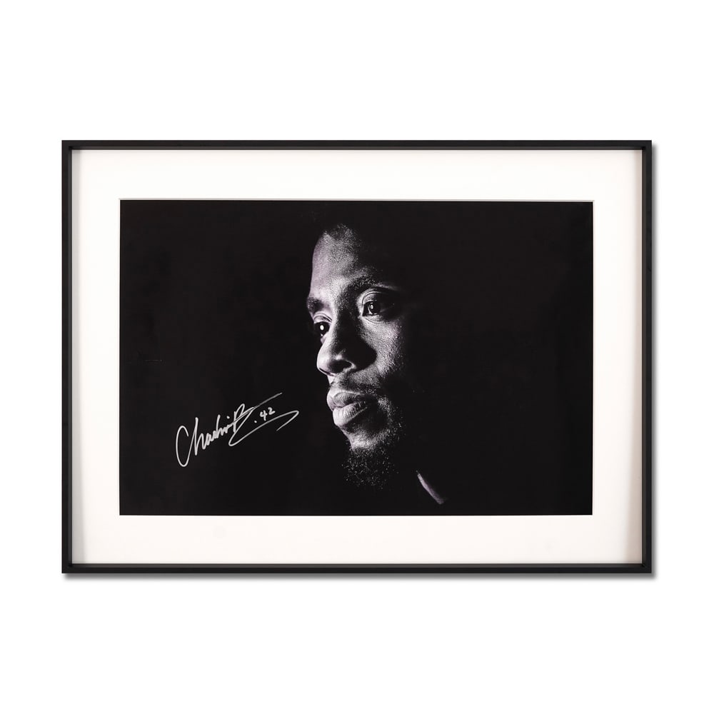 CHADWICK BOSEMAN SIGNED POSTER (1 of 1)
