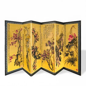 WU CHANGSHUO (1844-1927),  ATTRIBUTED TO, IINK ON PAPER