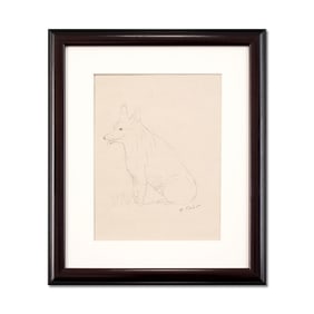 TASHA TUDOR SIGNED DRAWING