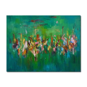 NORMAN LEWIS (1909-1979), ATTRIBUTED TO, OIL ON CANVAS