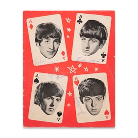 THE BEATLES FULLY SIGNED CONCERT TOUR PROGRAMME, 1965