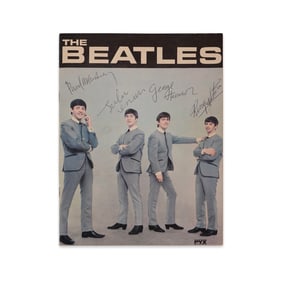 THE BEATLES FULLY SIGNED PYX PRODUCTIONS PROMOTIONAL BOOKLET