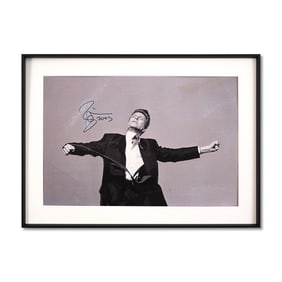 DAVID BOWIE SIGNED POSTER