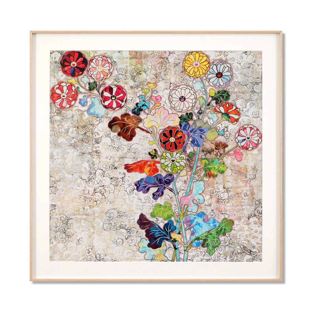 TAKASHI MURAKAMI (B.1962), OFFSET LITHOGRAPH: IMAGE DIMENSIONS: 23 1/4 X 23 1/4 IN (59 X 59 CM)FRAMED DIMENSIONS: 27 3/4 X 27 3/4 IN (70.5 X 70.5 CM)SIGNED (LOWER RIGHT)TAKASHI MURAKAMI (B. 1962), WIDELY REGARDED AS THE FOREMOST FIGURE OF CONTEMP