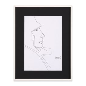 JEAN GIRAUD (MOEBIUS) SIGNED DRAWING