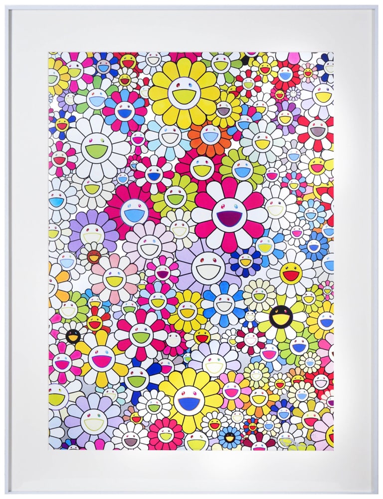 TAKASHI MURAKAMI (B.1962), OFFSET LITHOGRAPH: Signed (lower right) Image Dimensions: 19 7/8 x 28 3/8 in (50.5 x 72 cm) Takashi Murakami (B. 1962), widely regarded as the foremost figure of contemporary Japanese art, has redefined the global