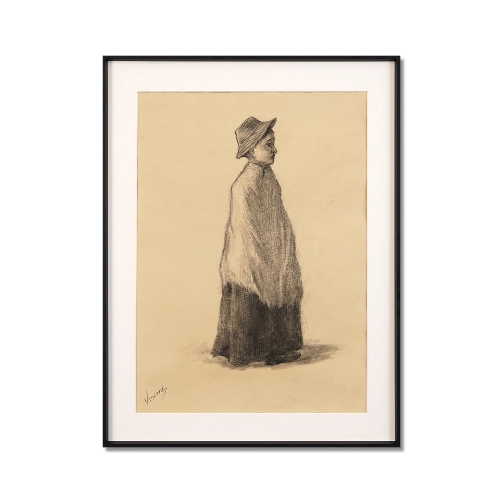 VINCENT VAN GOGH (1853-1890), ATTRIBUTED TO, CHARCOAL ON PAPER (1 of 2)