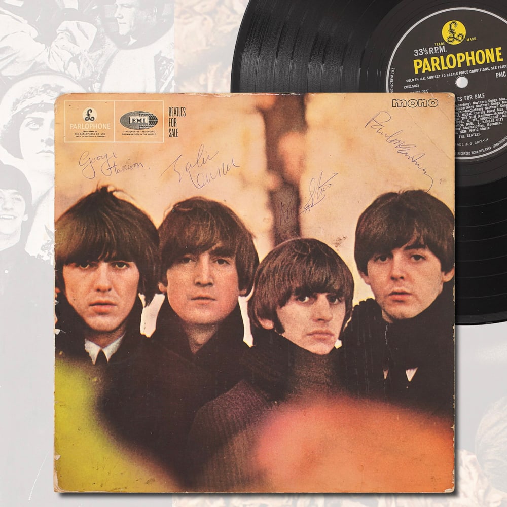 THE BEATLES FULLY SIGNED "BEATLES FOR SALE" LP (1 of 6)