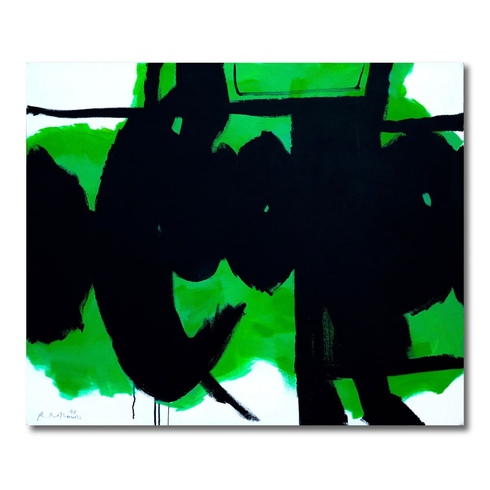 ROBERT MOTHERWELL (1915-1991), ATTRIBUTED TO, OIL ON CANVAS (1 of 2)