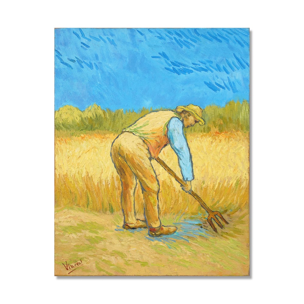 VINCENT VAN GOGH (1853-1890), ATTRIBUTED TO, OIL ON CANVAS: Signed (lower left) Image Dimensions: 27 1/2 x 21 5/8 in (70 x 55 cm) This painting comes with COA. Vincent van Gogh stands as one of the most influential figures in the history of modern art, whose b