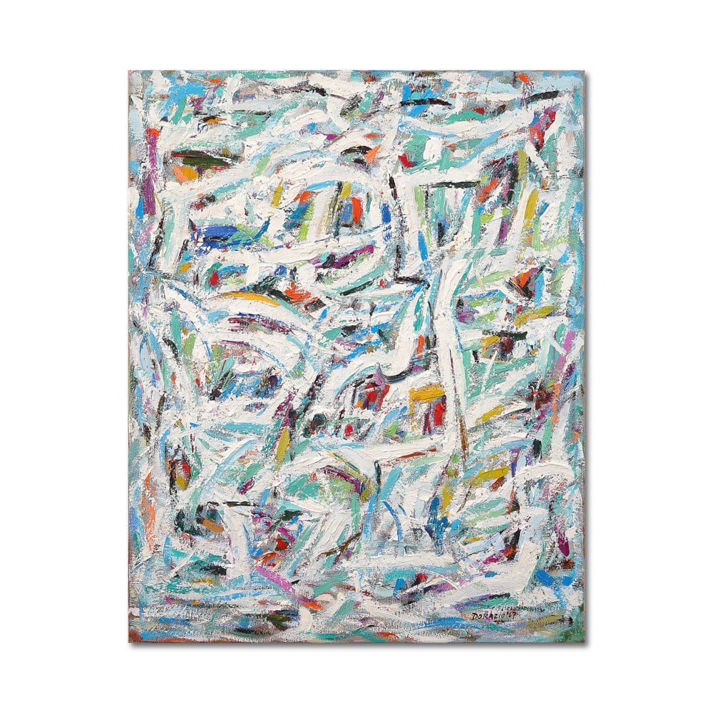 PIERO DORAZIO (1927-2005), ATTRIBUTED TO, OIL ON CANVAS (1 of 2)