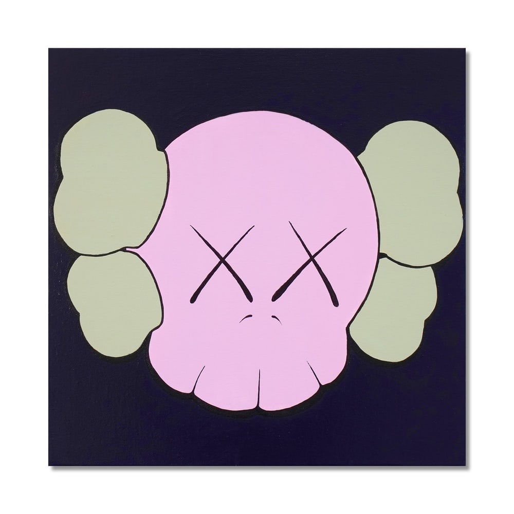 KAWS (B.1974), ATTRIBUTED TO, ACRYLIC ON CANVAS (1 of 2)