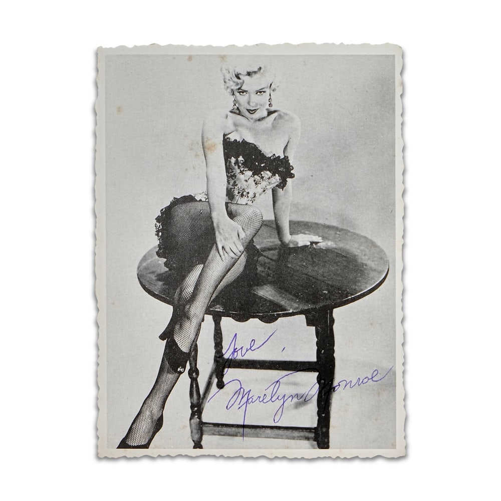 MARILYN MONROE SIGNED PHOTOGRAPH (1 of 1)
