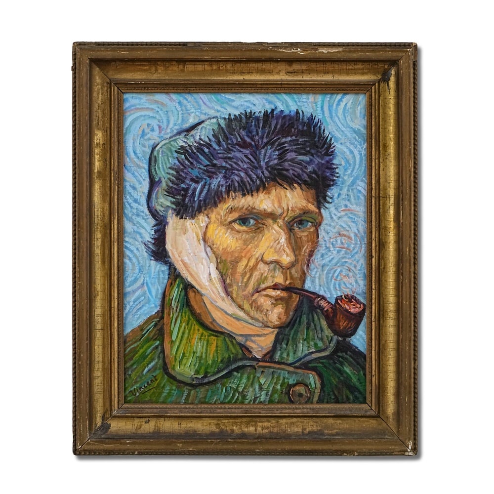 VINCENT VAN GOGH (1853-1890), ATTRIBUTED TO, OIL ON CANVAS (1 of 9)