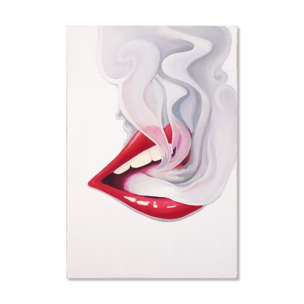 TOM WESSELMANN (1931-2004), ATTRIBUTED TO, ACRYLIC ON CANVAS: Signed (verso) Image Dimensions: 36 x 24 in (91 x 61 cm) This painting comes with coa. Tom Wesselmann stands as one of the defining figures of American Pop Art, whose work reconfigured the language of